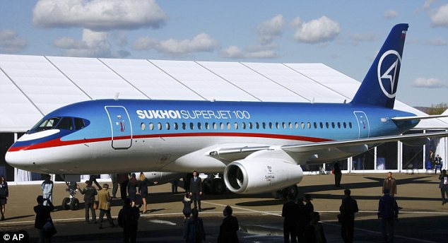 Mystery: The jet, like the one pictured here, had begun its descent towards Jakarta airport after its demonstration flight when it disappeared